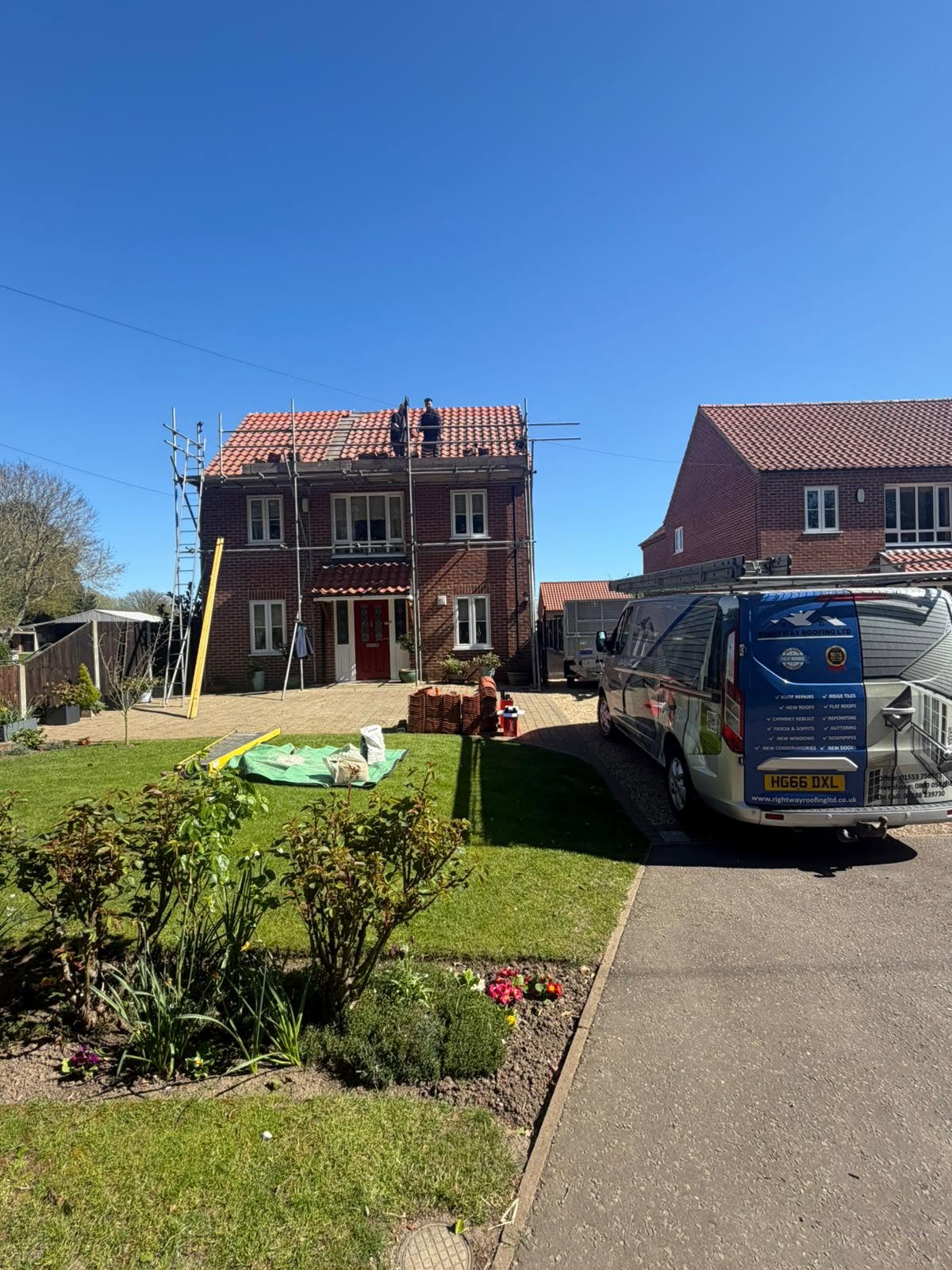 Full re-roof completed — Right Way on site